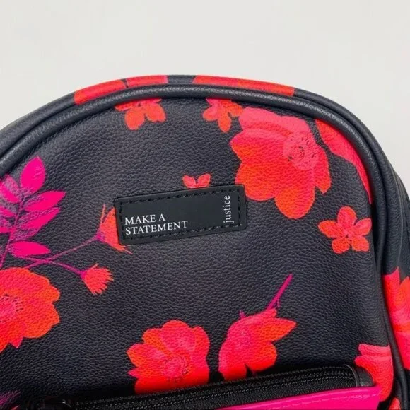 Justice floral mini backpack and wristlet - Picture 3 of 6
